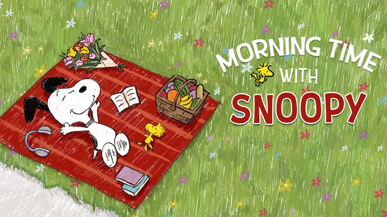 Snoopy&rsquo;s Chill Picnic Jazz 🌞💐🎶 Relax & Start Your Day
