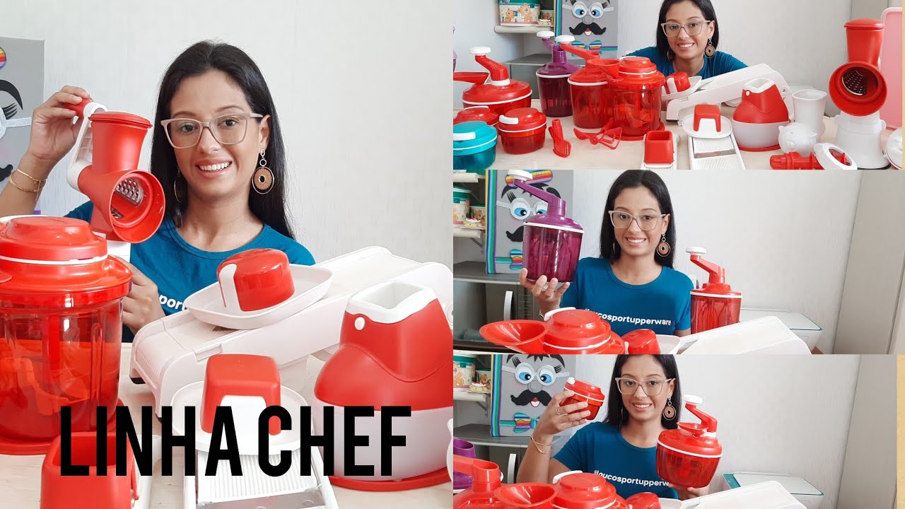 COLEÇÃO LINHA CHEF TUPPERWARE DA MINHA MÃE