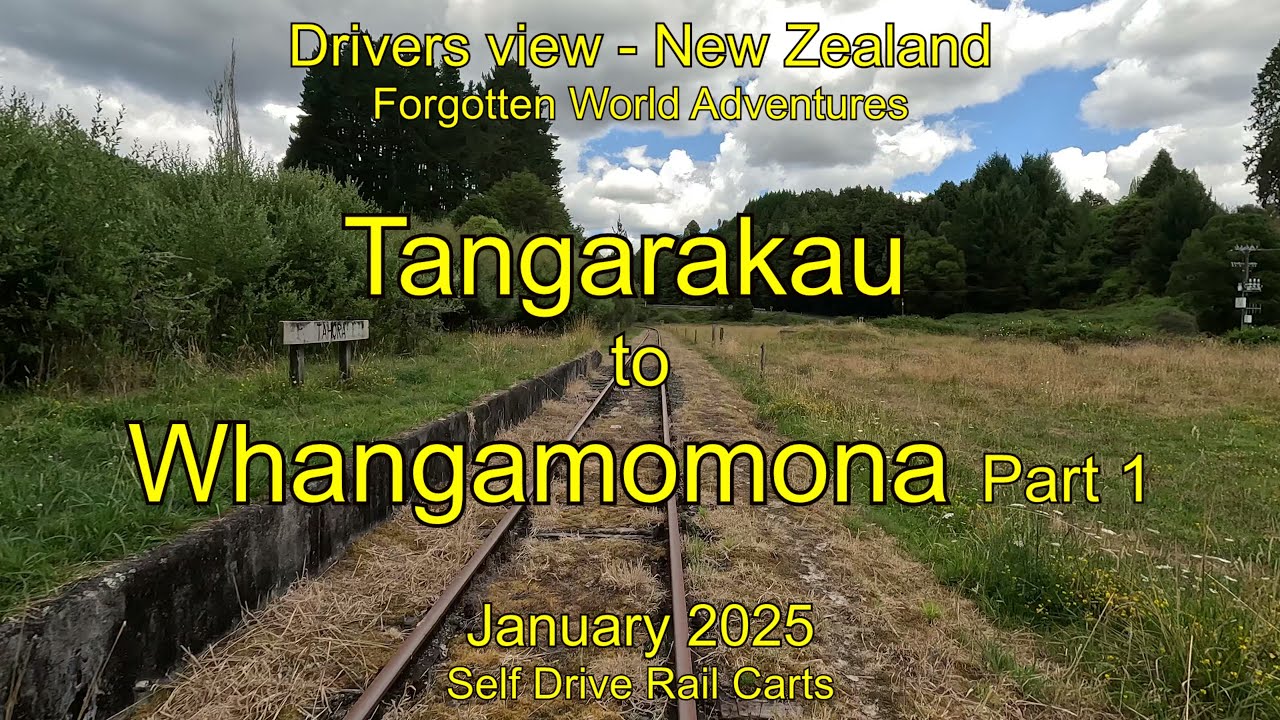 Drivers view New Zealand, 7, Tangarakau to Whangamomona Part 1, Jan 2025