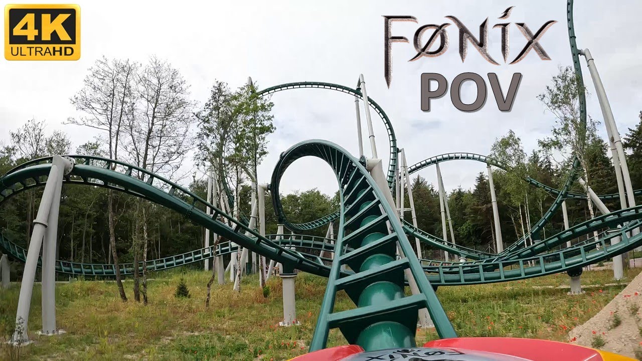 Fønix POV (Front Row, 4K 60FPS), Farup Sommerland New-for-2022 Vekoma Looper | Non-Copyright