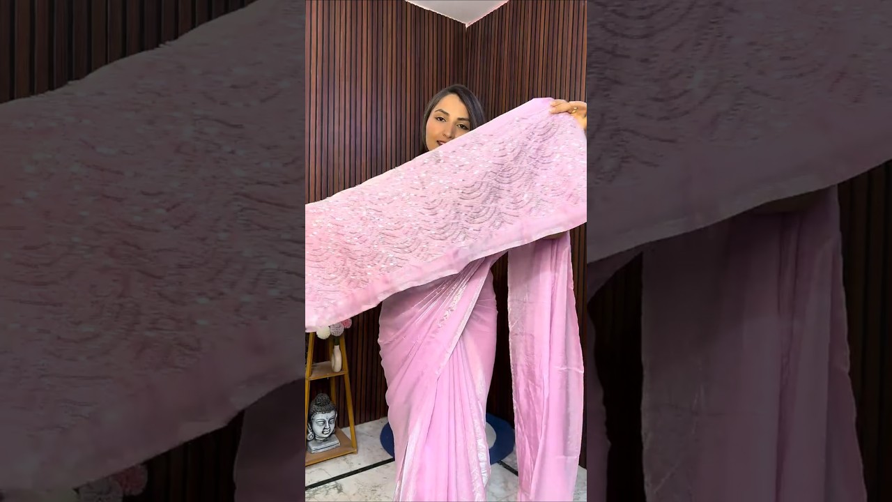 దగా దగా మెరిసిపోవాల్సిందే #designersaree #meeshodesignersaree #meeshopartywearsaree #spacesilksaree