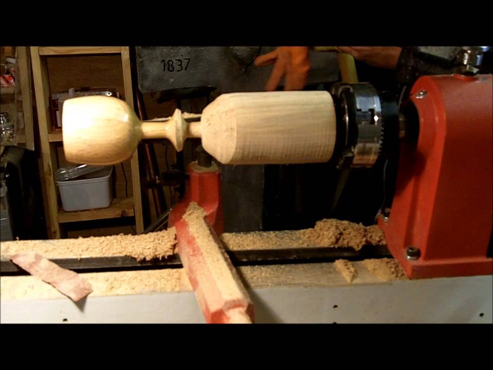 The Blind Wood Turner - Episode 33 - Amazing Blind Wood Turner Turns An Off-Centre Goblet