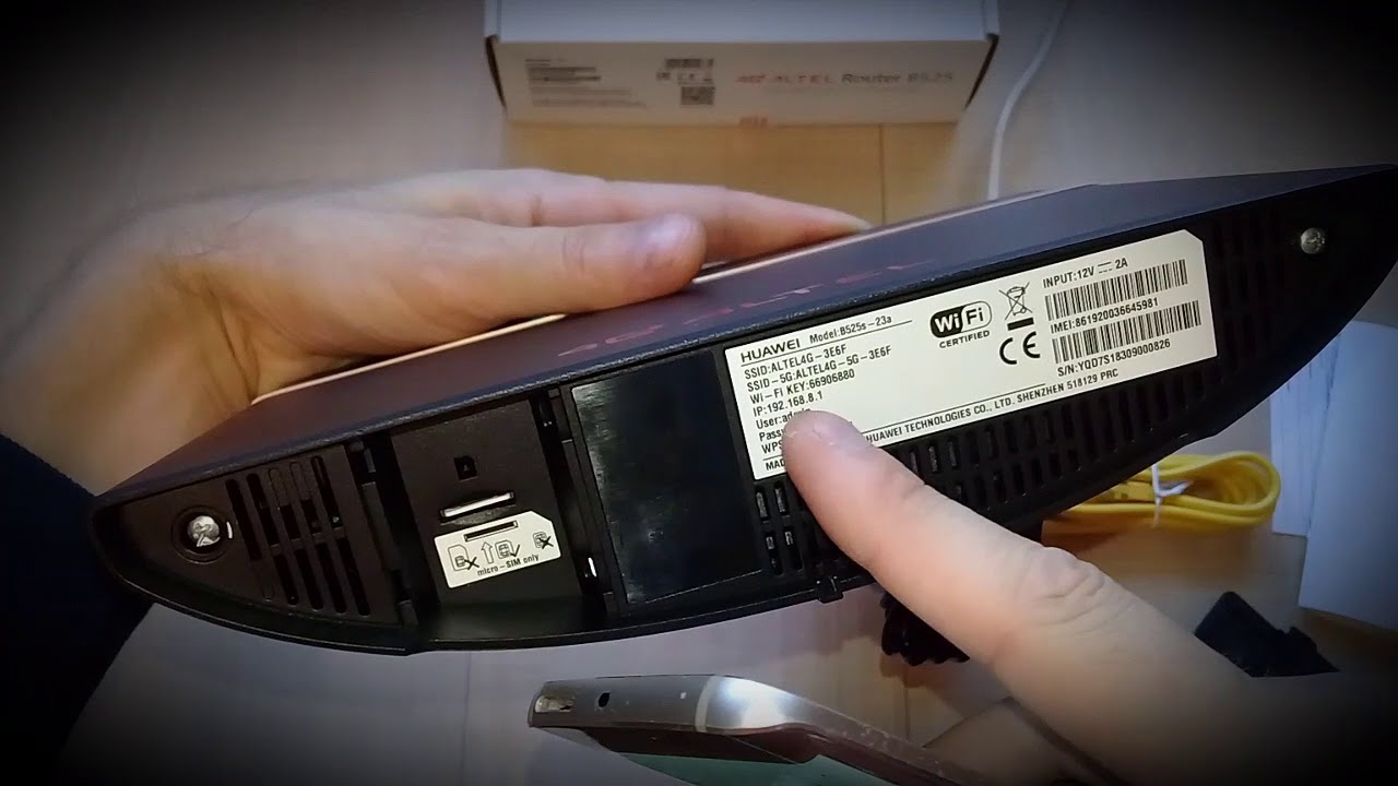 Роутер Huawei B525s-23a. Обзор, настройка.