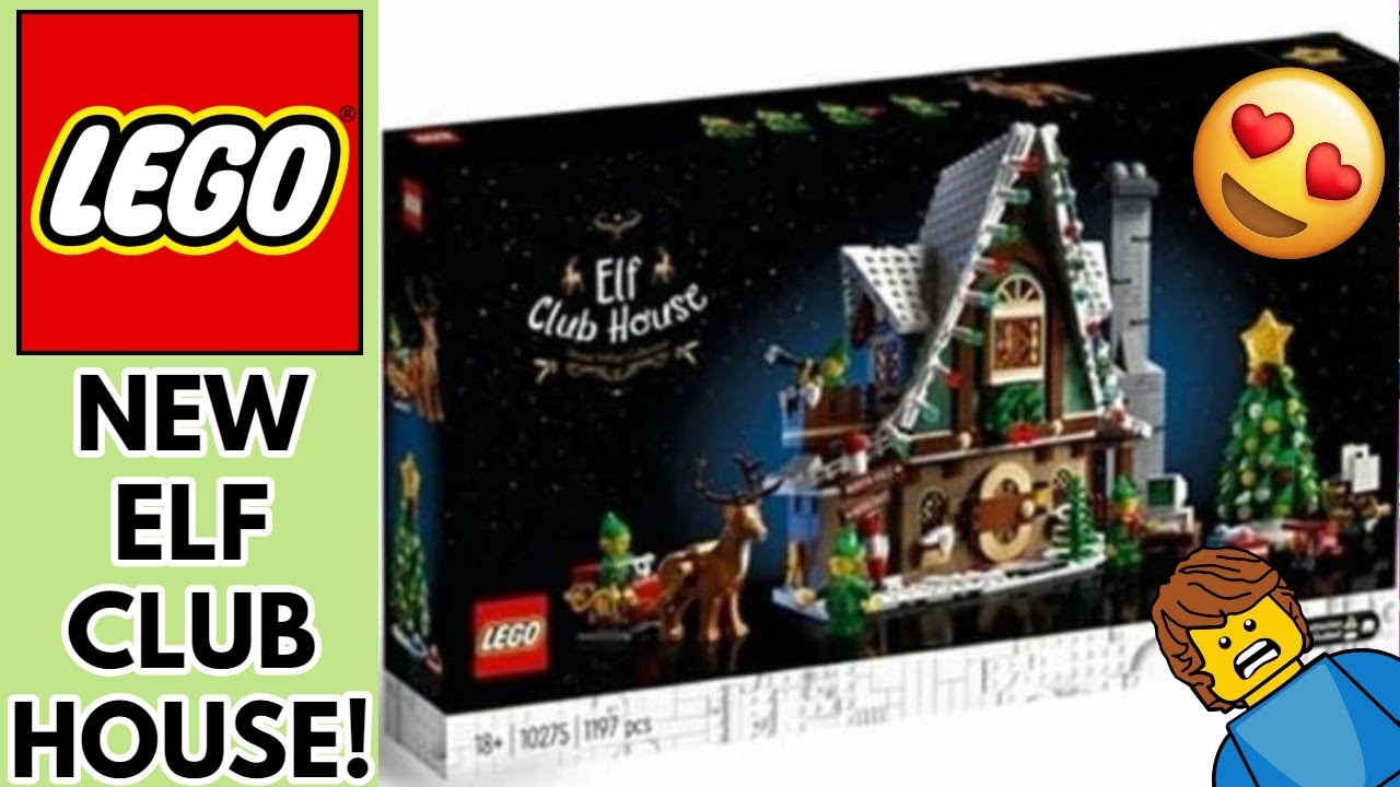 NEW Lego Winter Village 10275 Elf Club House Revealed! (BEAUTIFUL SET!)