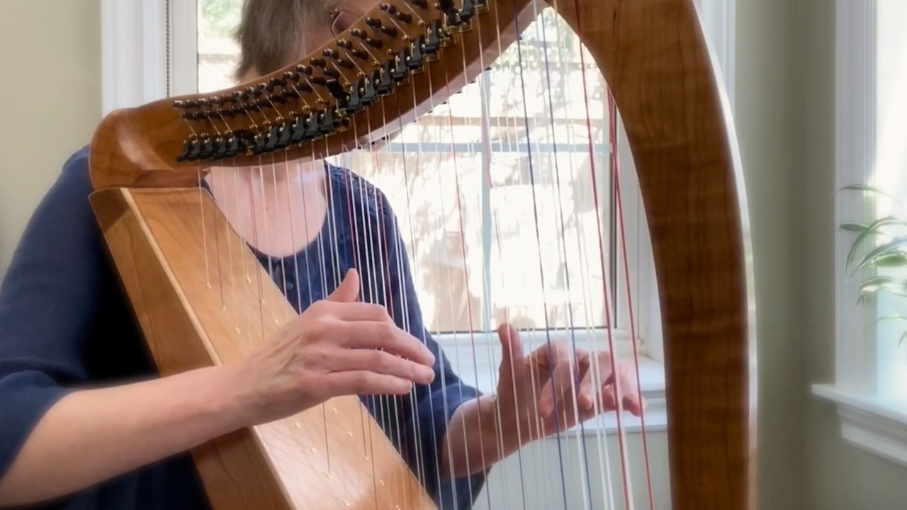 Arran Boat Song for double strung harp