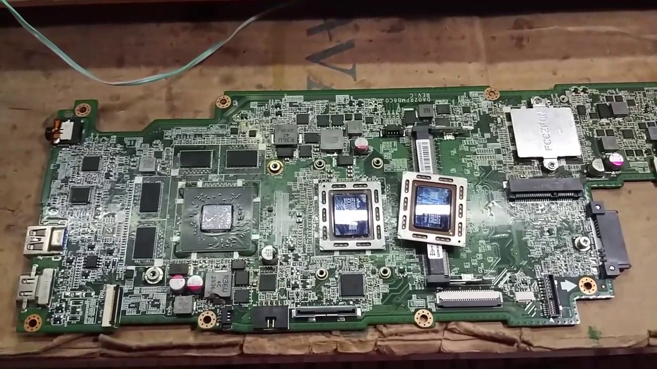 acer v5-551g quanta ZRP, востановление пятаков, замена проца.