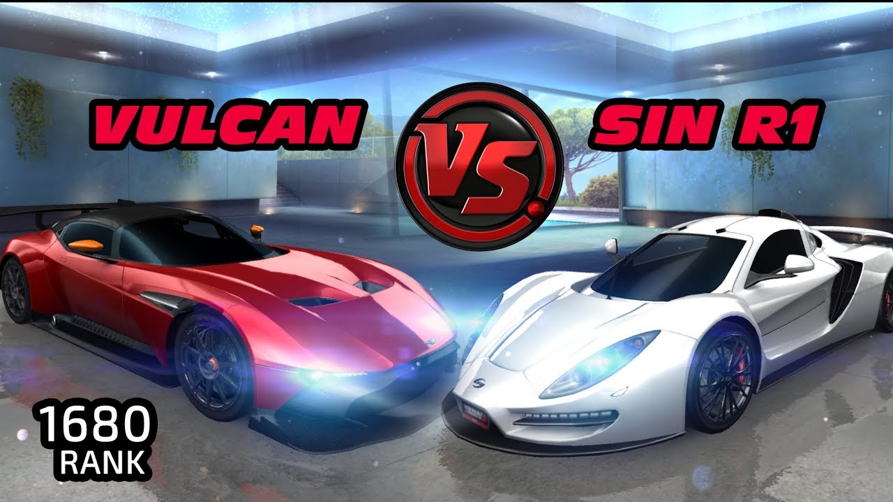 Asphalt8: MP | SIN R1 vs VULCAN  | 1680 rank