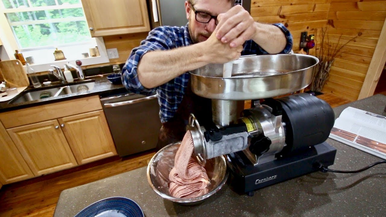 Makin Hotdogs For July 4th From Pigs we Raised on Pasture