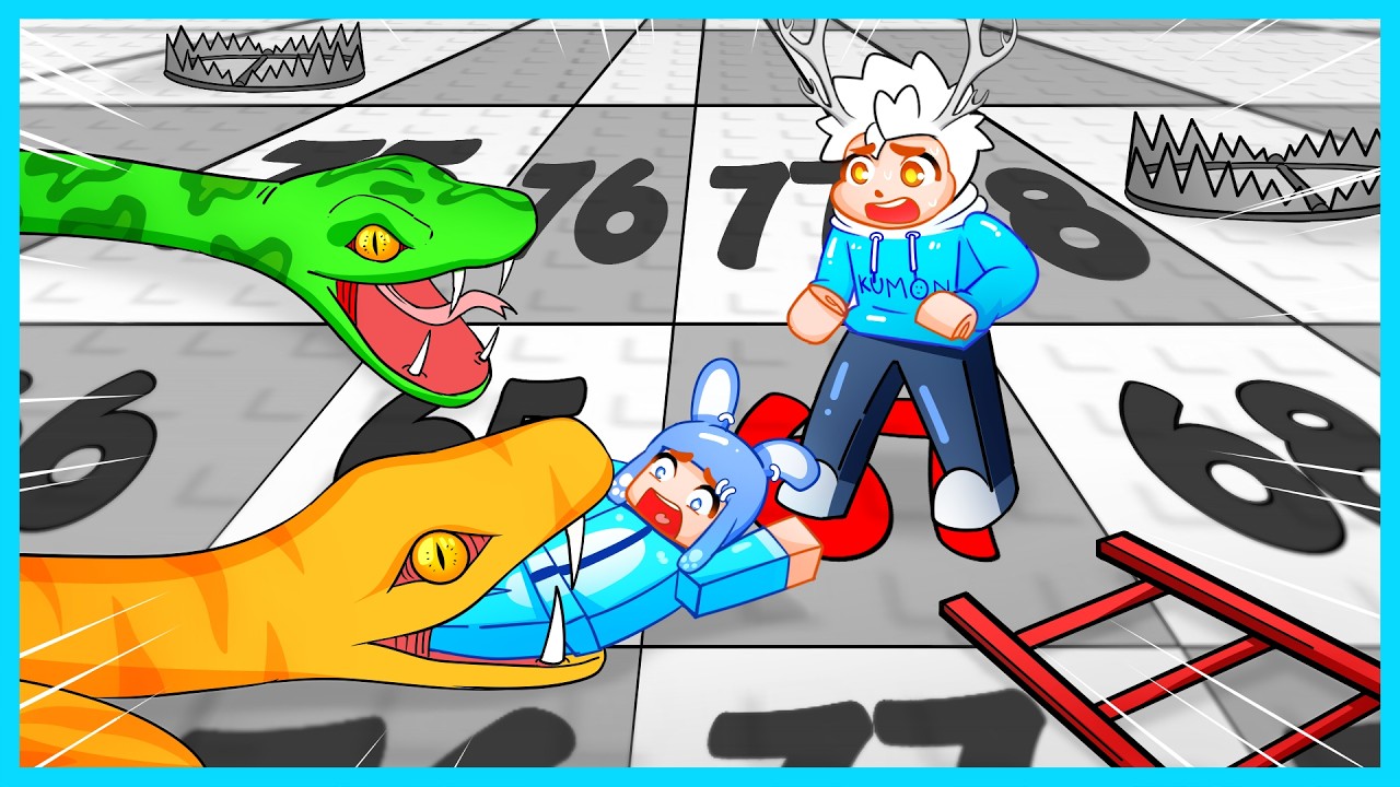 SERU BANGET! Main Ular Tangga Vs MIPAN & ZUZUZU Di ROBLOX!