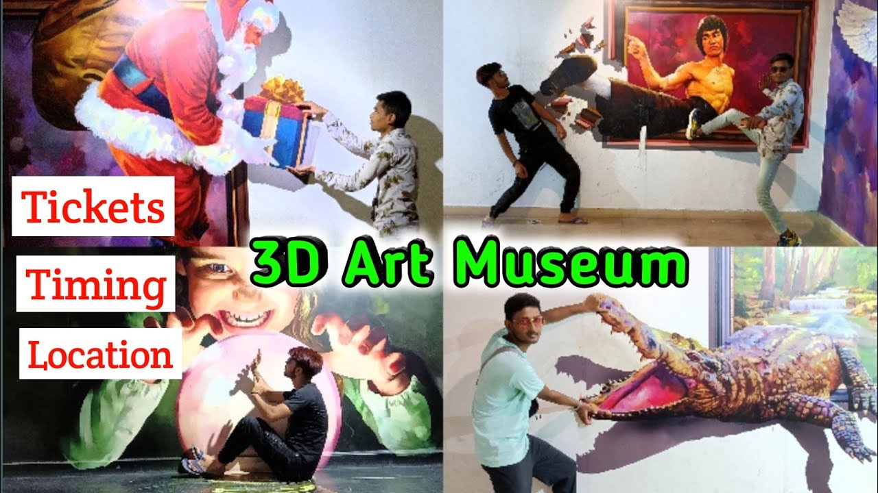 3D Art Museum In Delhi | Click Arts Museum Rohini | Metro Walk | Timing ,Tickets, Location etc