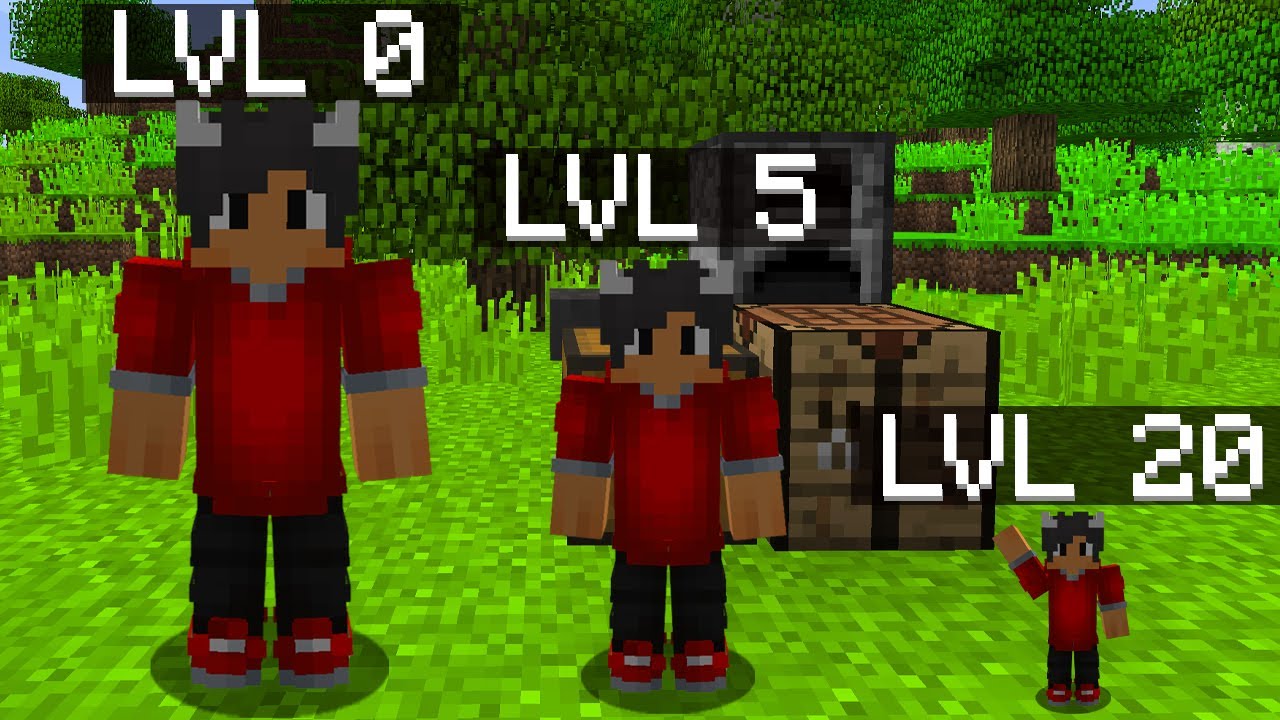XP = Min HØJDE I Minecraft!