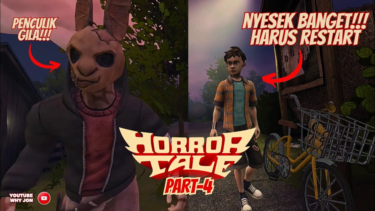 NYESEK BANGET! 💔 Udah Berhasil Malah Ketangkep & Harus Restart?! - Horror Tale - Why Jon | PART 4