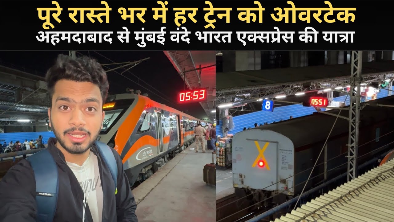 *ye train me kya hota he esa* Journey In Ahmedabad To Mumbai Vande Bharat express | Luxury Executive