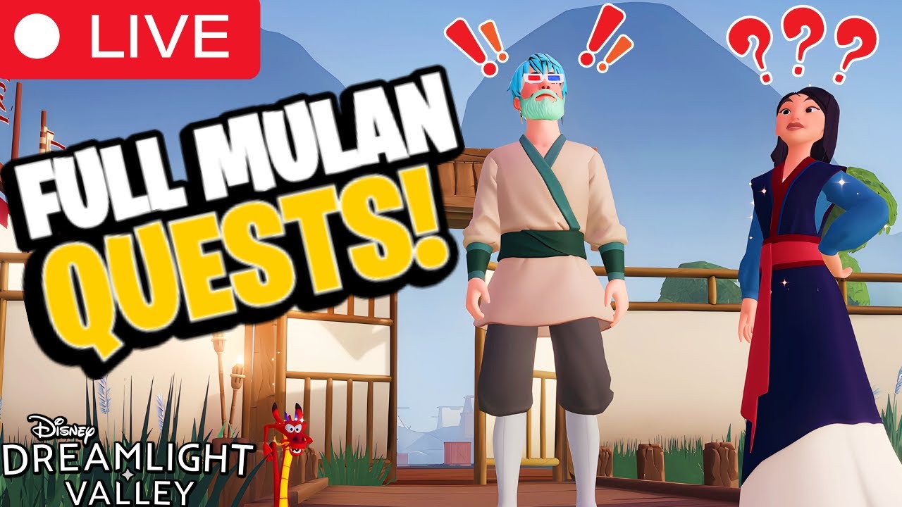 ALL Mulan Friendship Quests! [COMPLETE GUIDE] | Dreamlight Valley