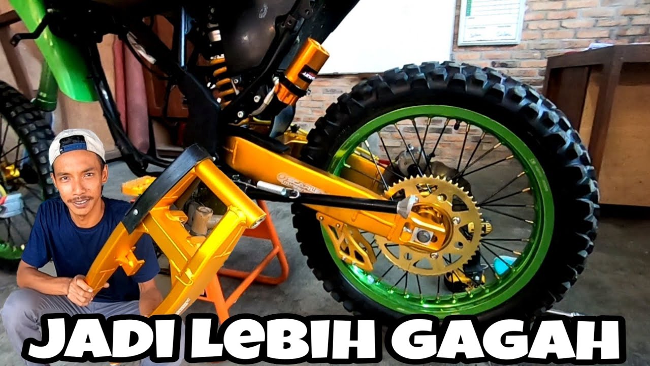 PASANG ARM DI KAWASAKI KLX 150 | ALA ALA GUA