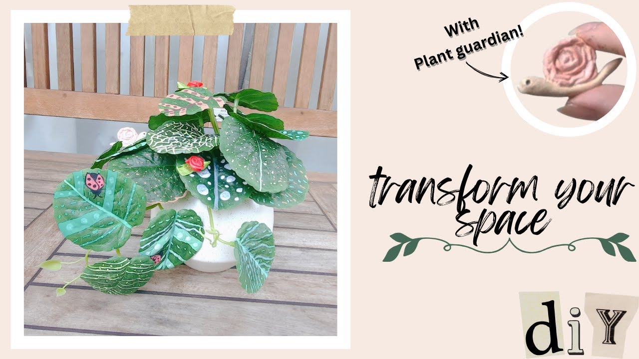 DIY Home Décor | Transforming A Faux Plant With Posca’s