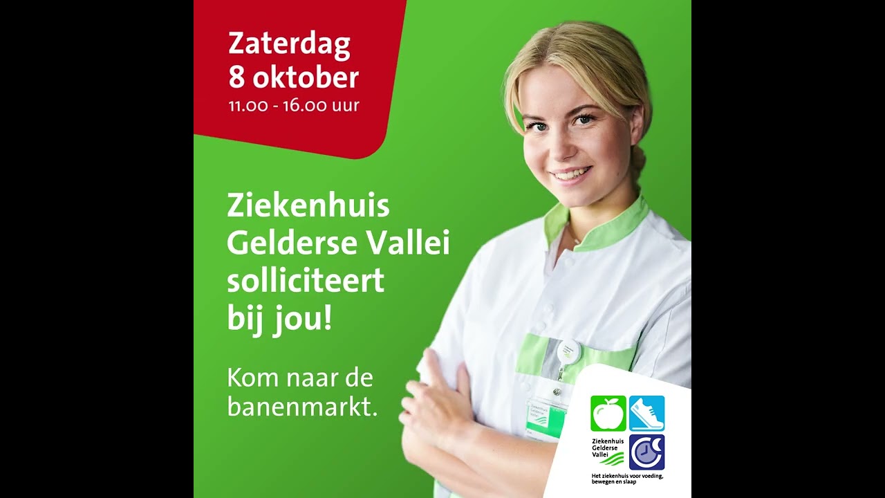 Banenmarkt 8 oktober 2022 Ziekenhuis Gelderse Vallei