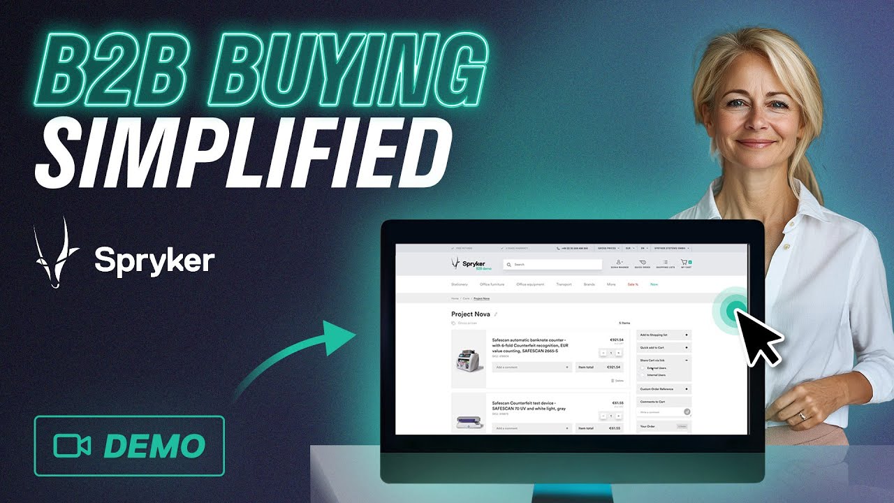 Spryker B2B Demo | Digital Buying Journeys Made Simple