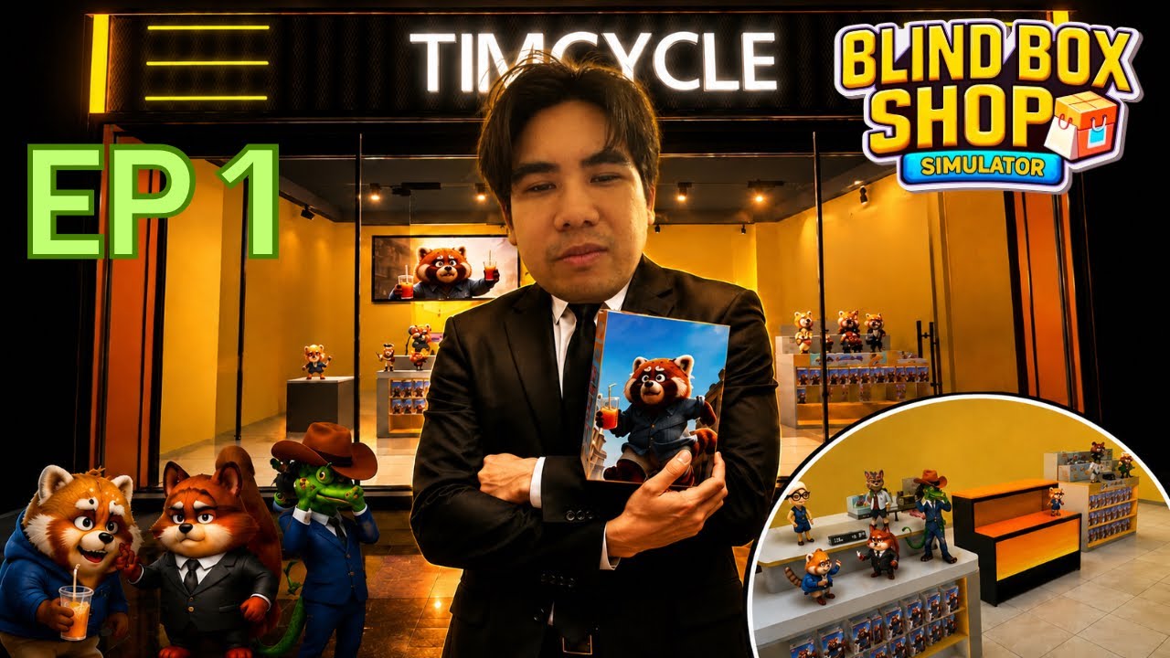 ฉันจะเป็นราชากล่องสุ่มให้ได้เลย!!! | Blind Box Shop Simulator Ep.1