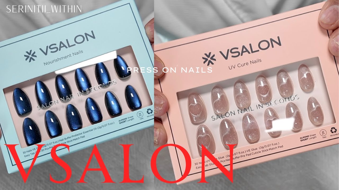 Salon Nails at Home?! 💅 Press-On Nail Transformation You NEED to See! | VSALON Review