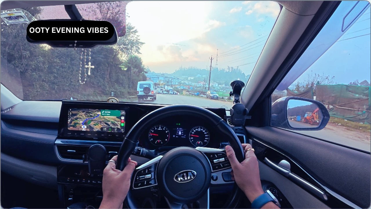Evening Drive Through Ooty Town 🌆 | Relaxed POV Cruise