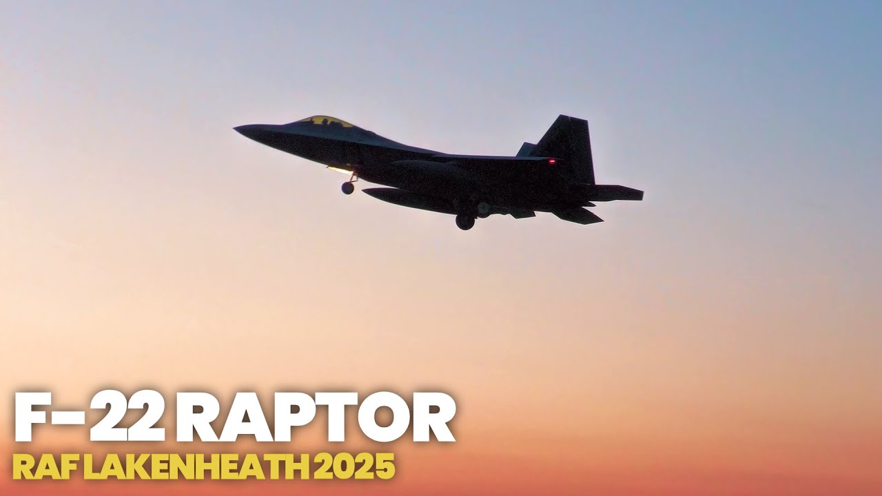 F-22 Raptors Arrive at RAF Lakenheath