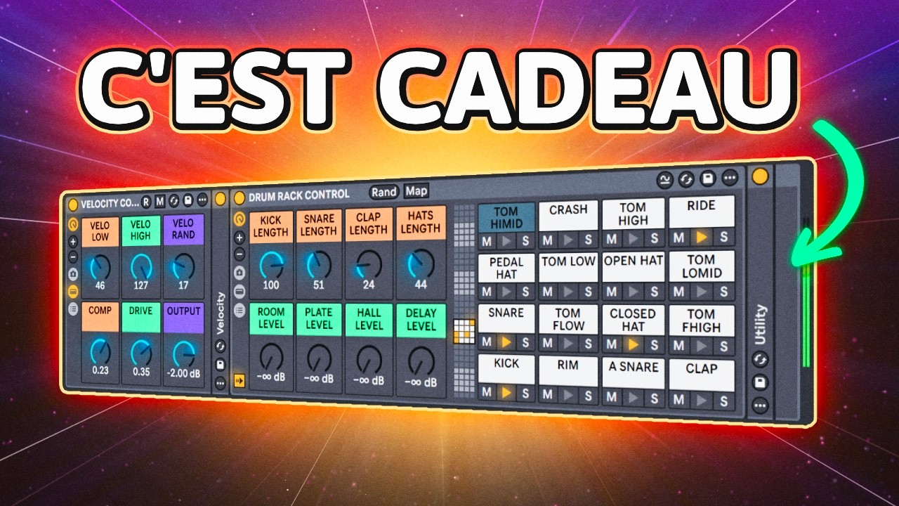 Le Drum Rack d'Ableton Live → Guide Complet et Projet GRATUIT