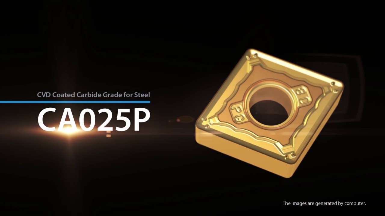 KYOCERA CA025P for CVD Coated Carbide Grade for Steel