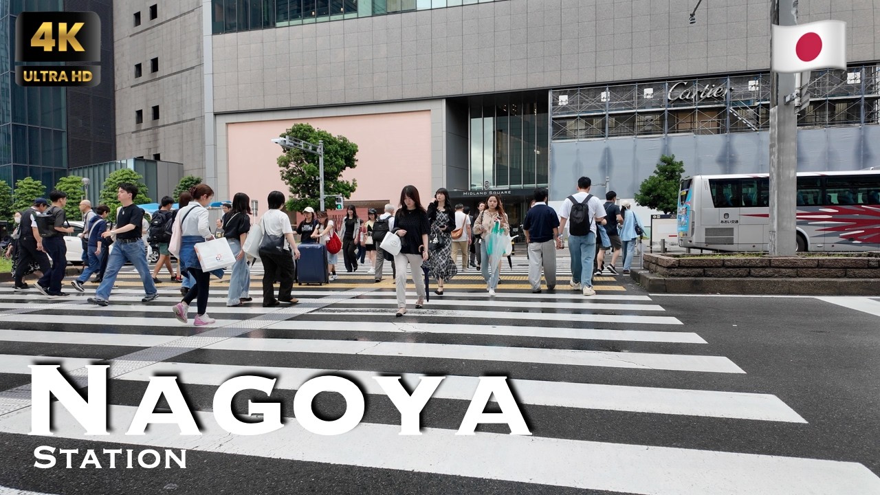 Nagoya After the Rain 🇯🇵 A Bustling Friday Night in Japan