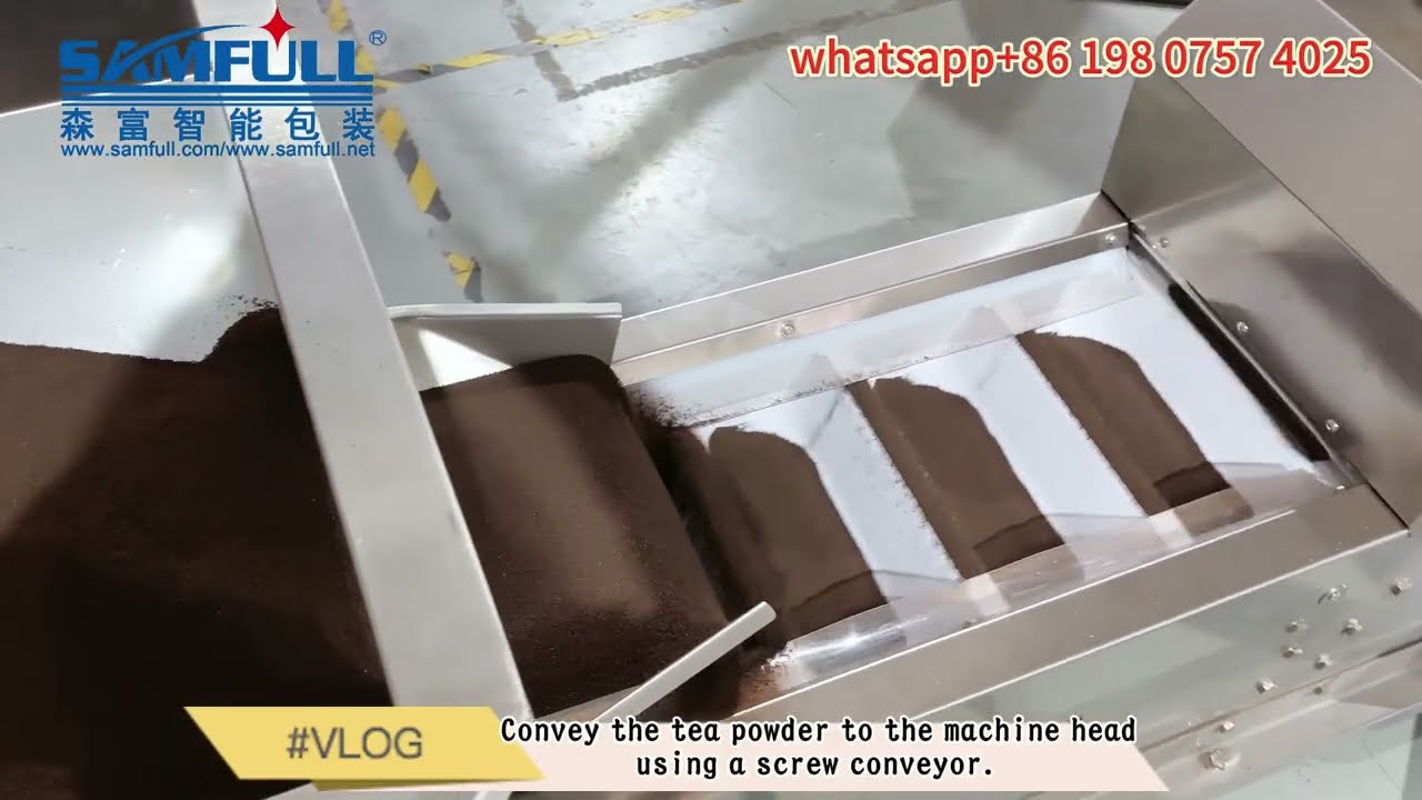 High speed black tea powder filling machine,instant tea powder vertical packing and weighing system