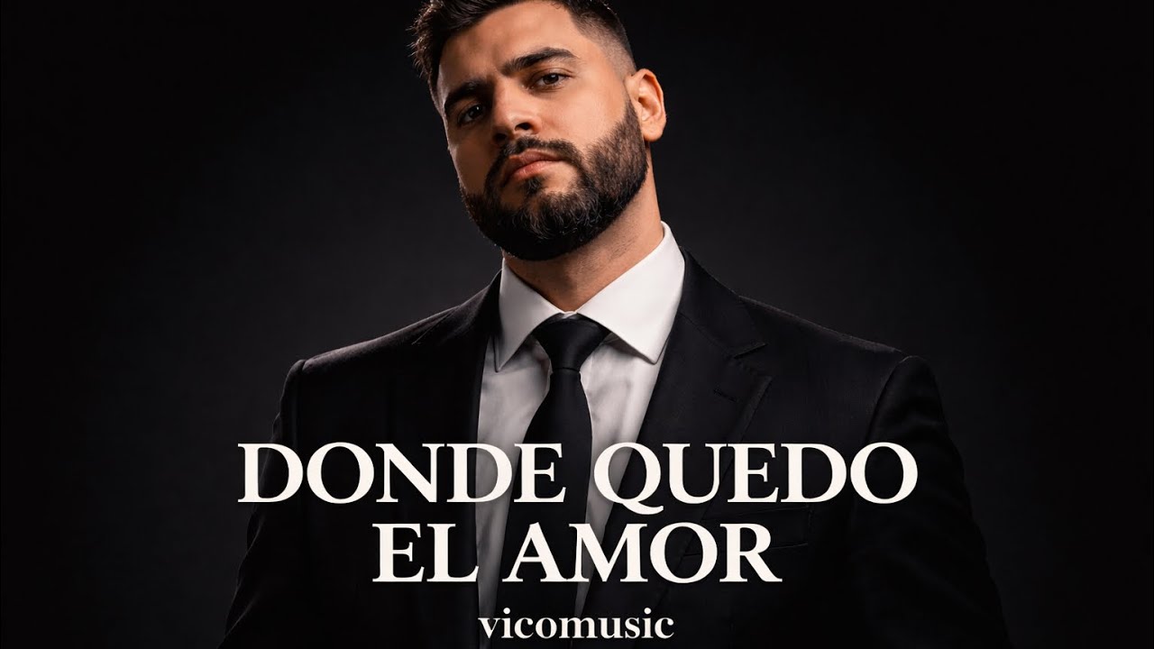 Vicomusic | Donde Quedó El Amor | Reggaetón Sad (video oficial Lyrics 2026)