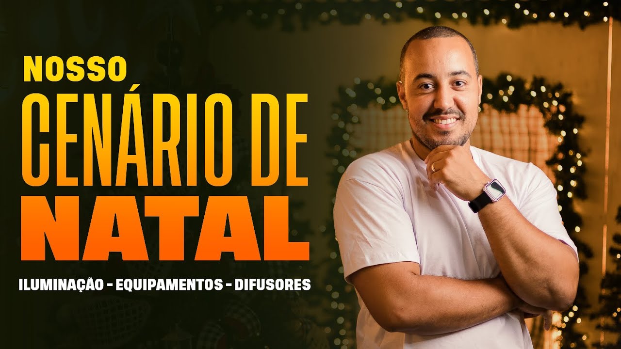 Cenário de Natal 2023 - Iluminação, equipamentos e difusores