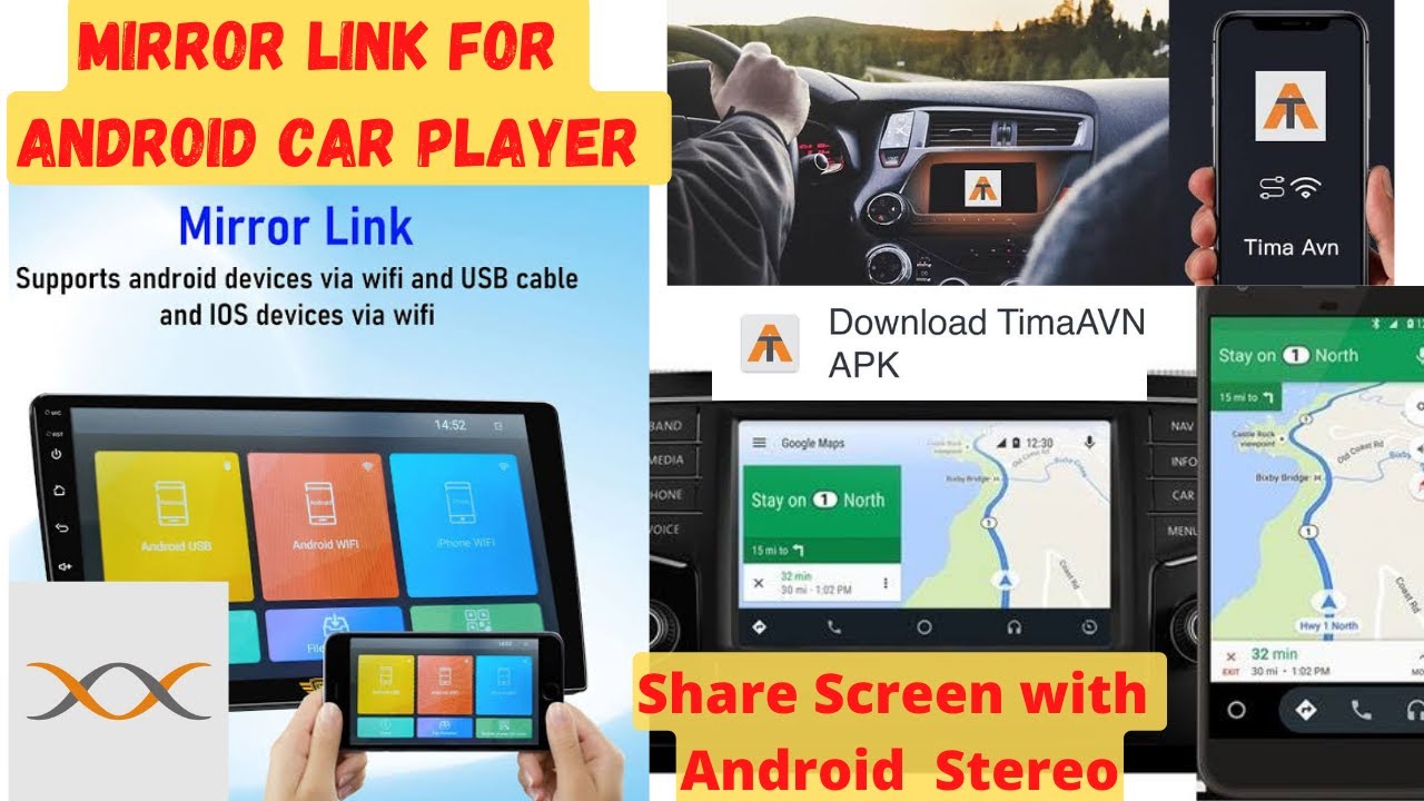 Mirror Link for Android Car player. Mobile phone ko Android head Unit ka sath mirror Link kaise kare