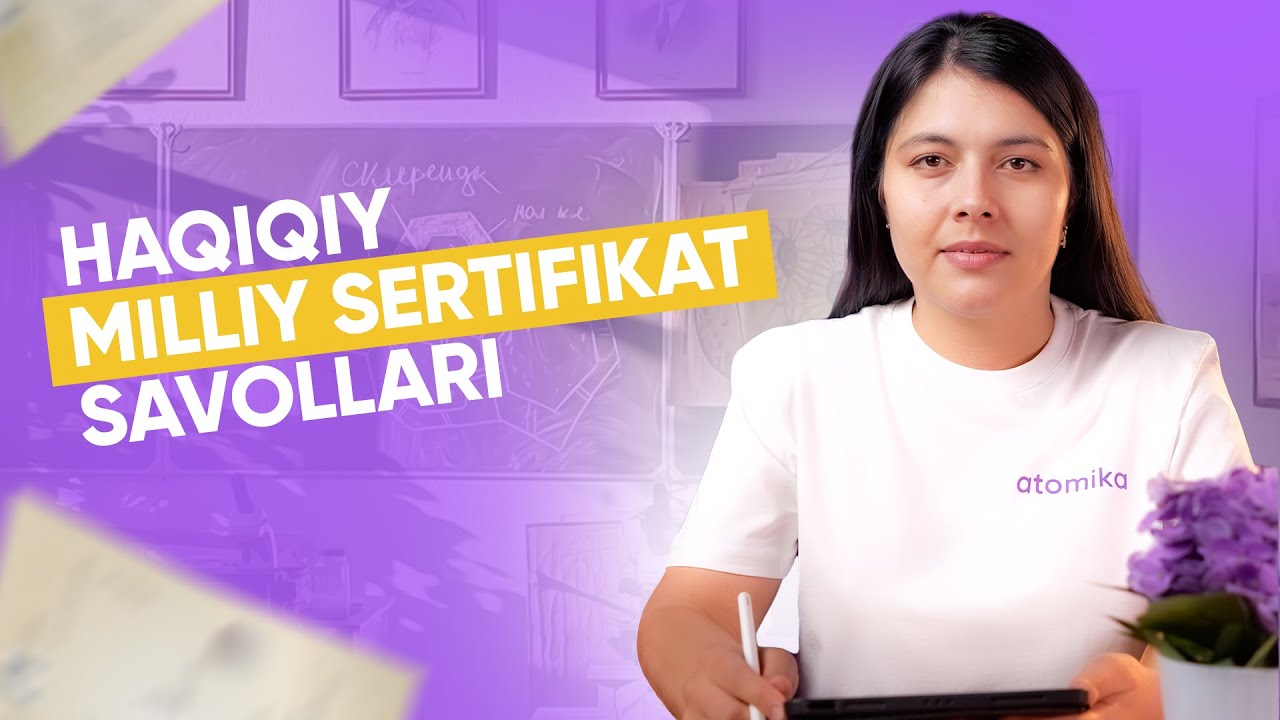 Biologiya Milliy sertifikat imtihonida tushgan haqiqiy masalalar!
