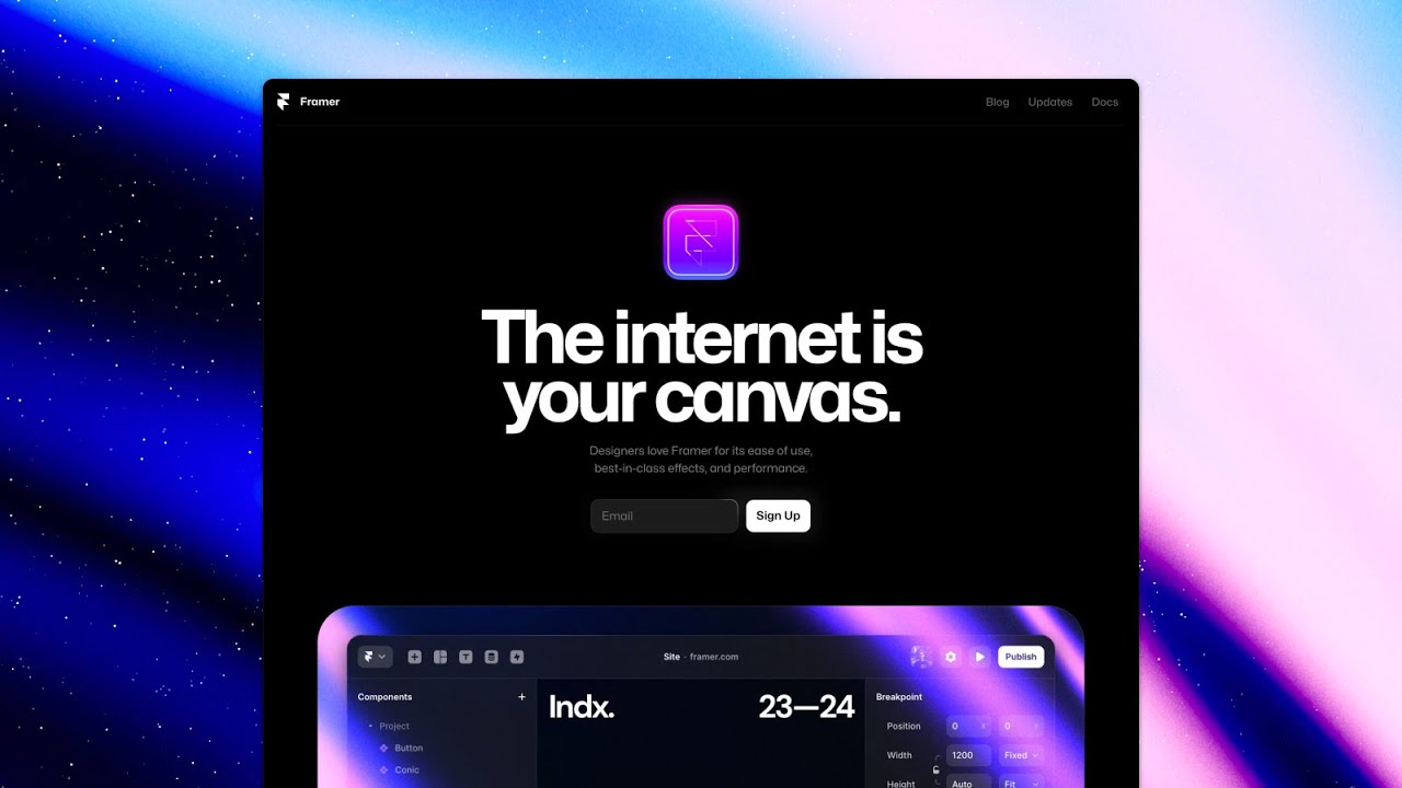 Framer Update: Component Effects