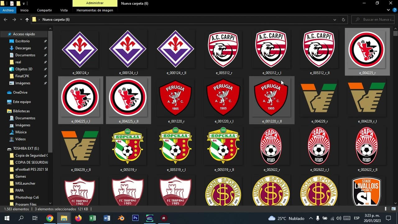 CREAR Y ACTIVAR LA CARPETA PARA CAMBIAR LOS ESCUDOS EN SIDER PES 2021