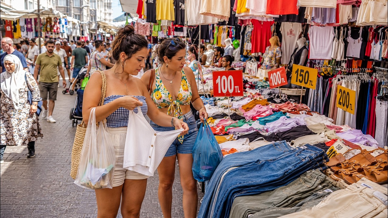 ISTANBUL TURKEY 2026 4K MARKET TOUR | Fatih&rsquo;s Cheapest Summer Market, Clothes, Prices & Crowds