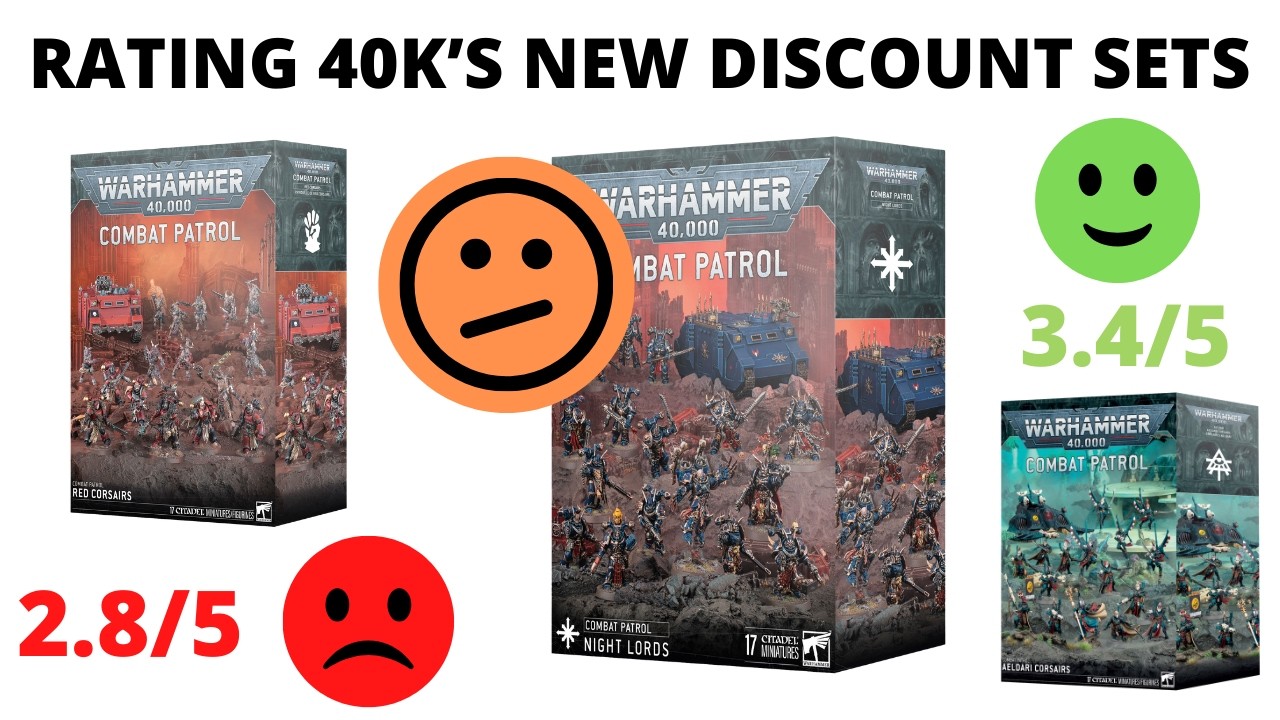 Rating Warhammer 40K's New Discount set Wave - How Do People Rate the Combat Patrols?