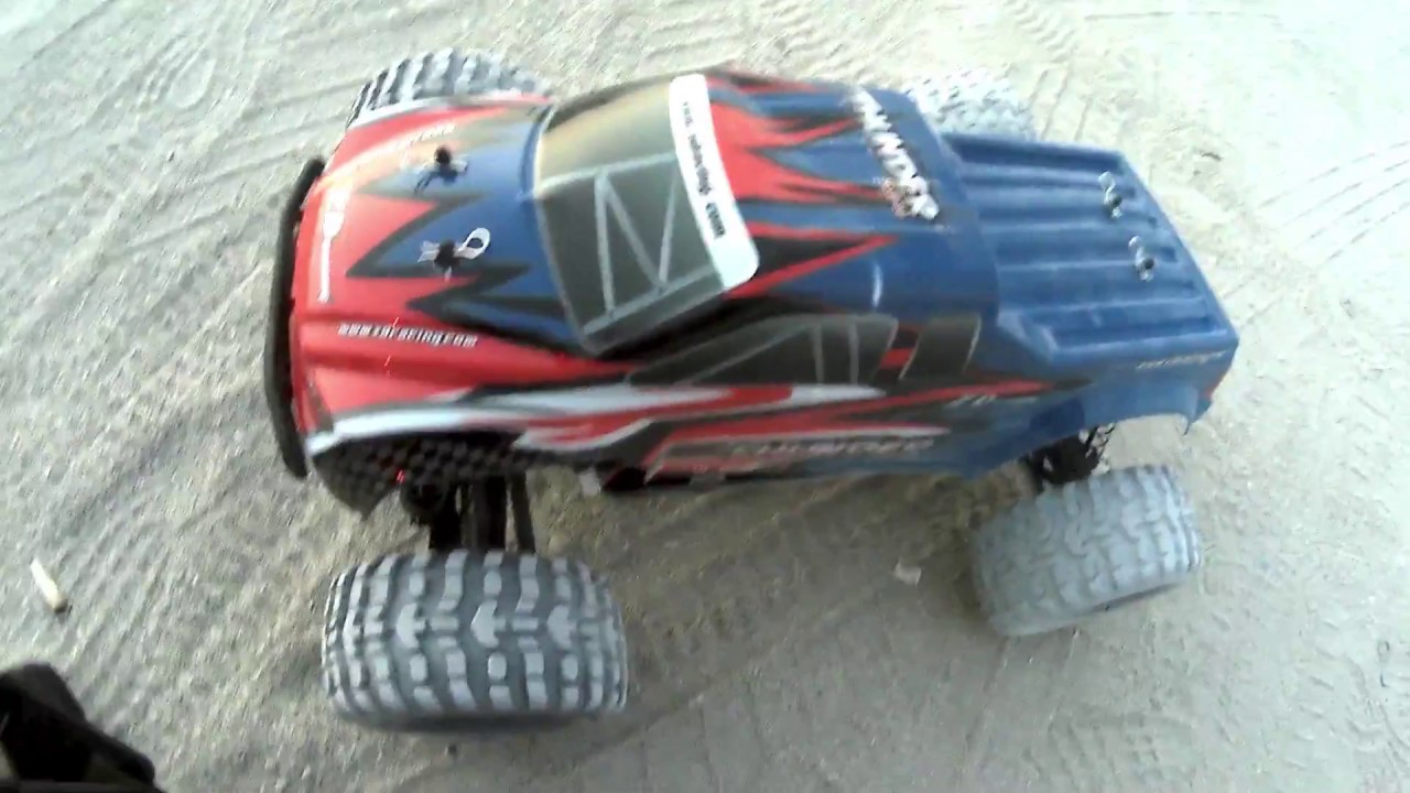ZD Racing 9106-S 1/10 Thunder Monster Truck on 3 cell lipo battery Run