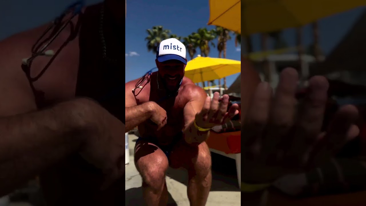 Hairy muscle man walking that f*cking Duck | Chase Carlson#muscularman #fitness #tiktok #hunk