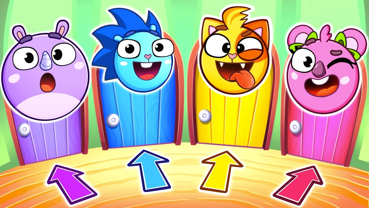 Magic Doors Song ✨ | Funny Kids Songs 😻🐨🐰🦁 And Nursery Rhymes by Baby Zoo