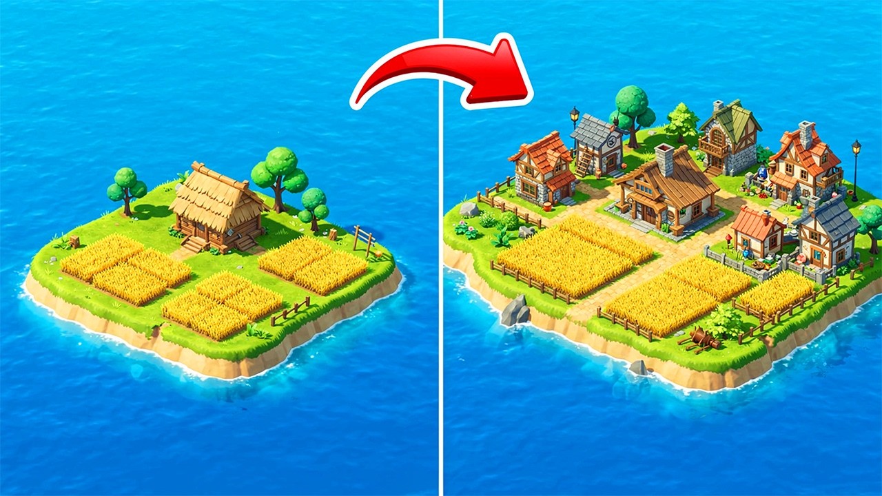 A Game Where You Build An Island Nation and It's So Relaxing - Farewells Clicker