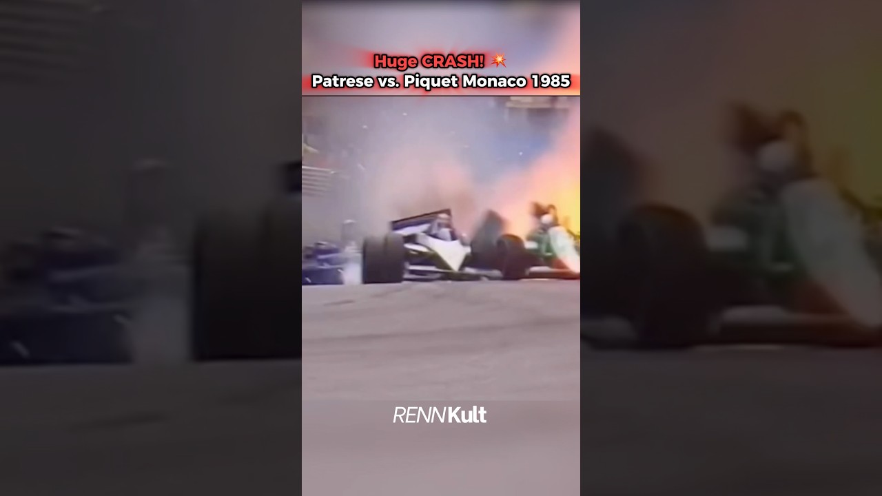 When F1 cars EXPLODED on impact 🤯 (Monaco 1985)