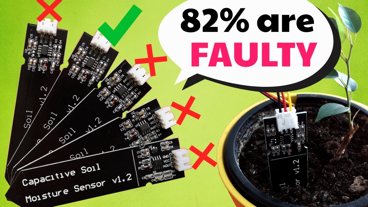 Capacitive Soil Moisture Sensors don't work correctly + Fix for v2.0 v1.2 Arduino ESP32 Raspberry Pi