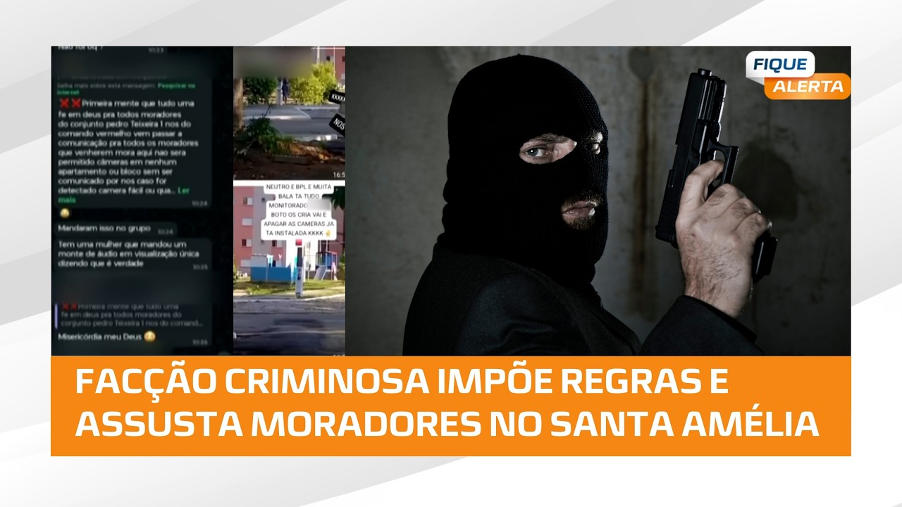 No Santa Amélia: Facção criminosa impõe regras e assusta moradores do residencial Pedro Teixeira