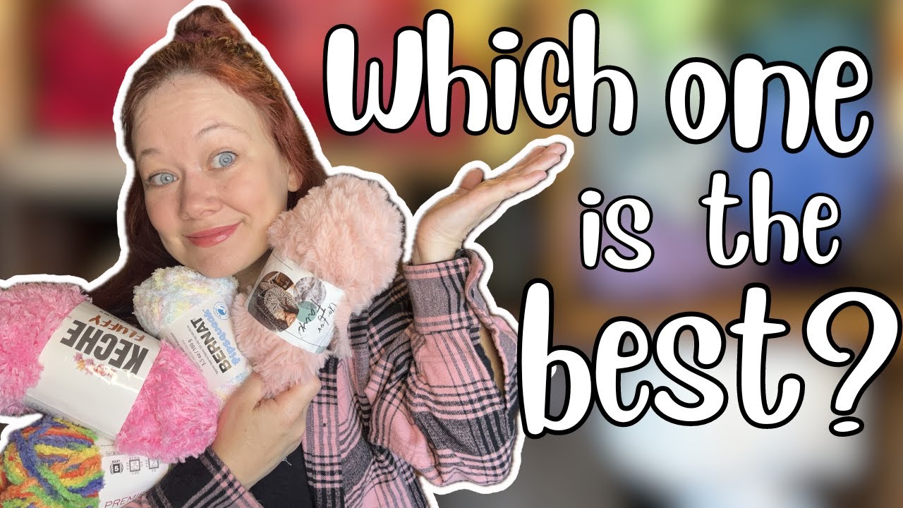 Comparing Four Different Fluffy Yarns To See If They Work For Amigurumi