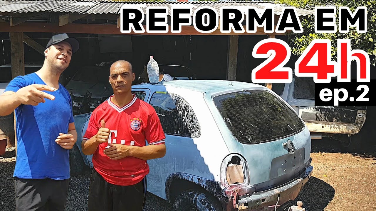 Reforma do corsa 95 em 24h !!! projeto (RELÂMPAGO).. parte 2  #corsa  #reforma  #corsinha #pintura