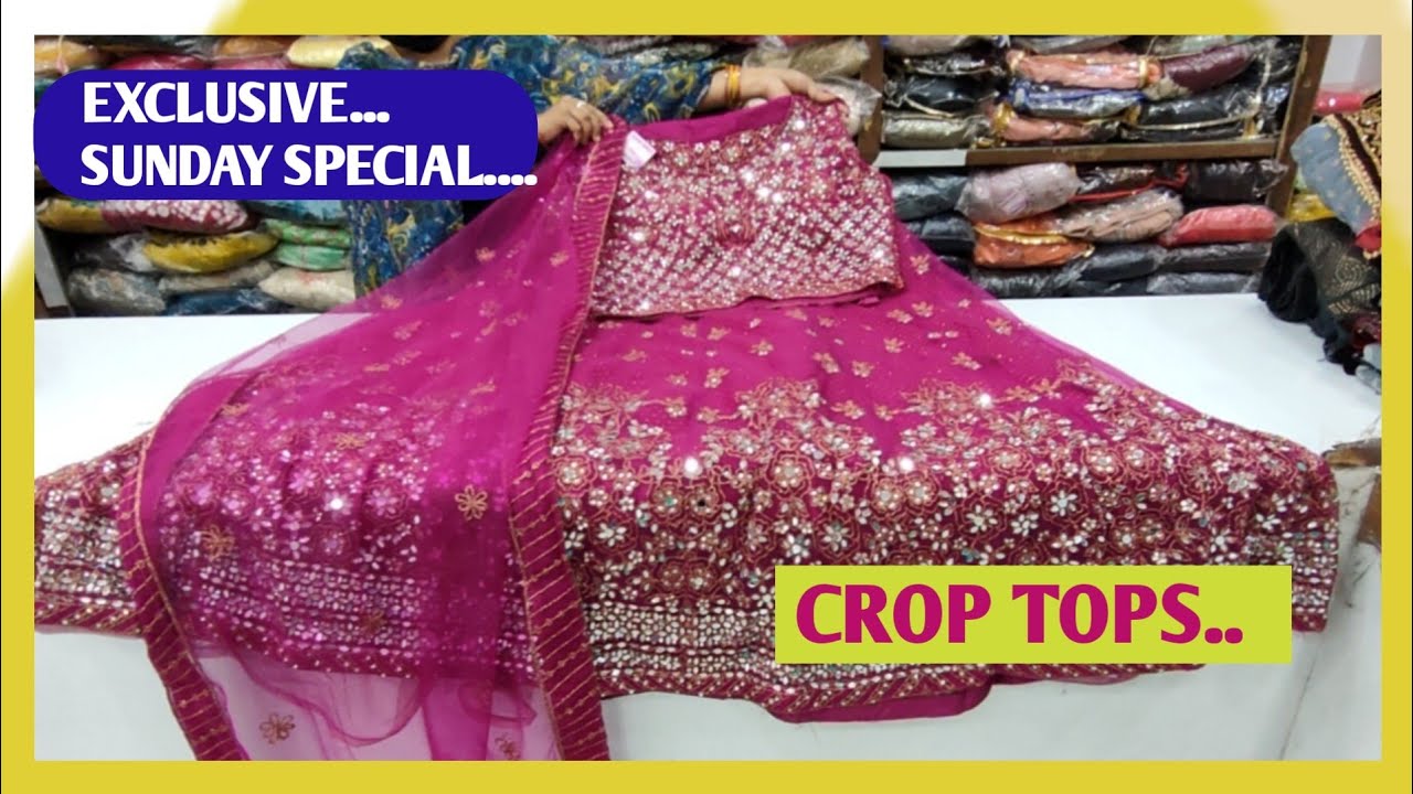 Ultimate exclusive Trending designer crop tops partywear karishmaselections