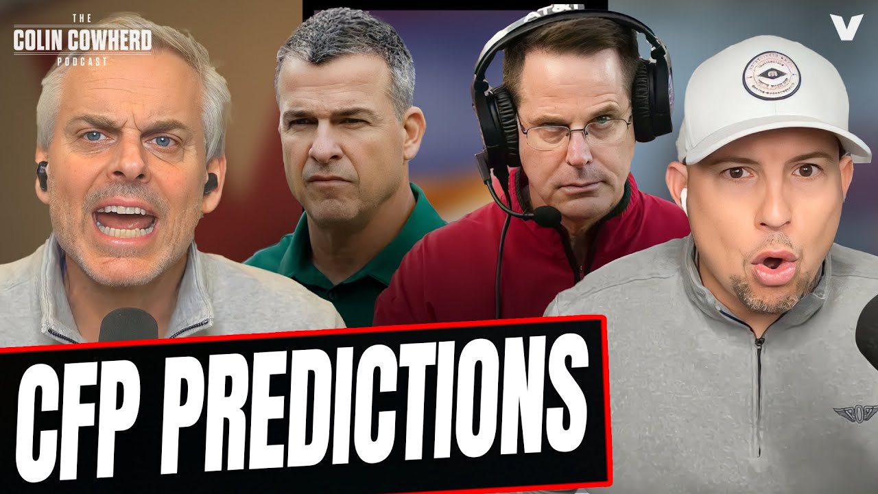 CFP PREDICTIONS: Miami-Ole Miss, Oregon-Indiana | Colin Cowherd College Football