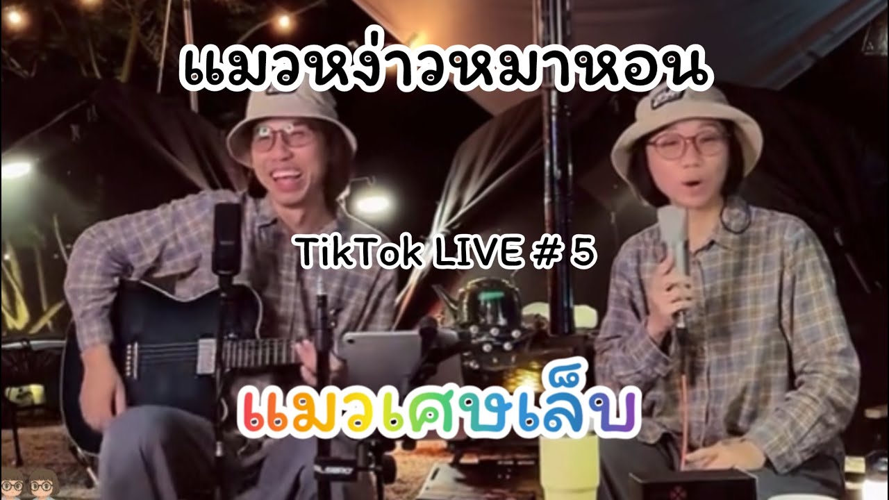 แมวหง่าวหมาหอน Tiktok LIVE # 5 ( Tenshi Camp ) l แมวเศษเล็บ